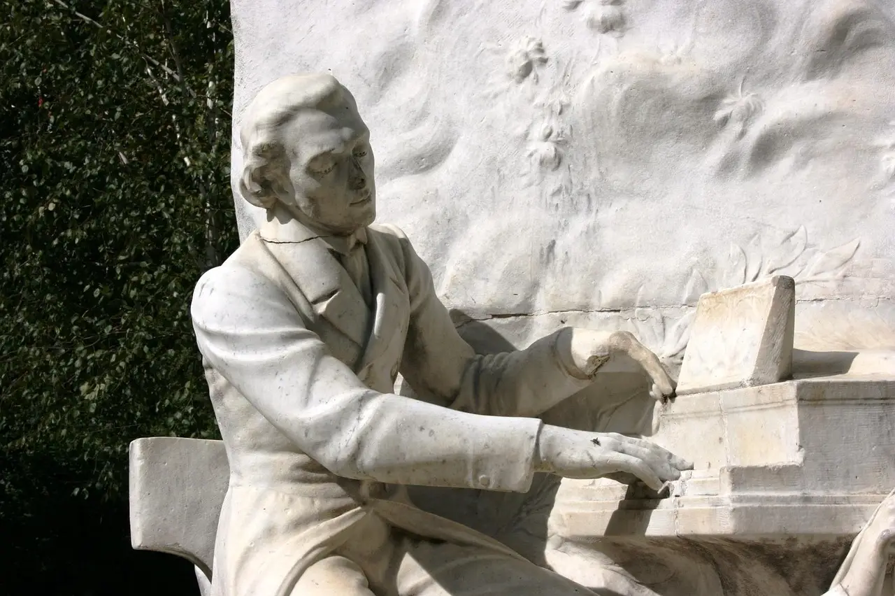 chopin, monument, piano, music, parc monceau, paris, chopin, chopin, chopin, chopin, chopin